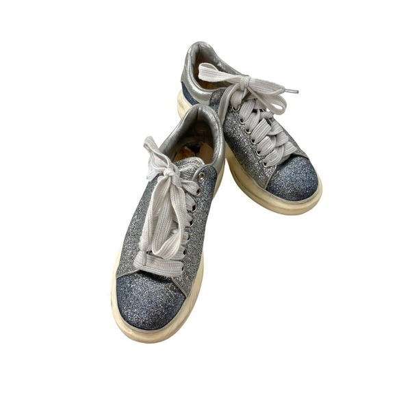 Alexander, McQueen MCQ sneaker and silver glitter - Picture 3 of 8